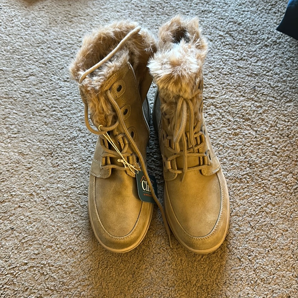 White mountain ankle boots.